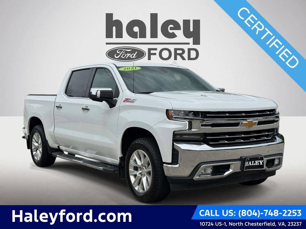 Used 2021 Chevrolet Silverado 1500 LTZ w/ Z71 Off-Road Package AWD/4WD image 1