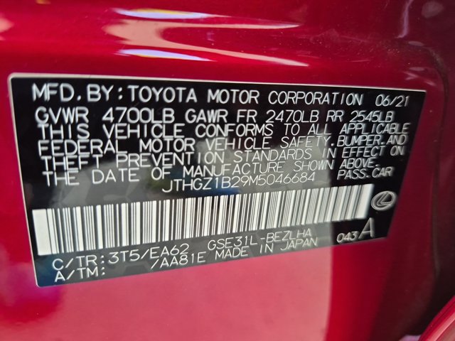 Used 2021 Lexus IS 350 F Sport RWD image 39