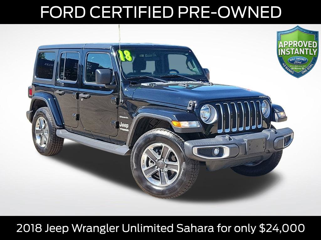 Used 2018 Jeep Wrangler Unlimited Sahara w/ Cold Weather Group