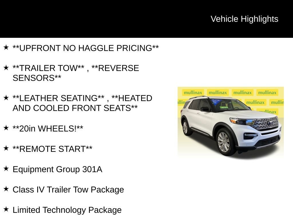 Certified 2022 Ford Explorer Limited w/ Limited Technology Package image 14