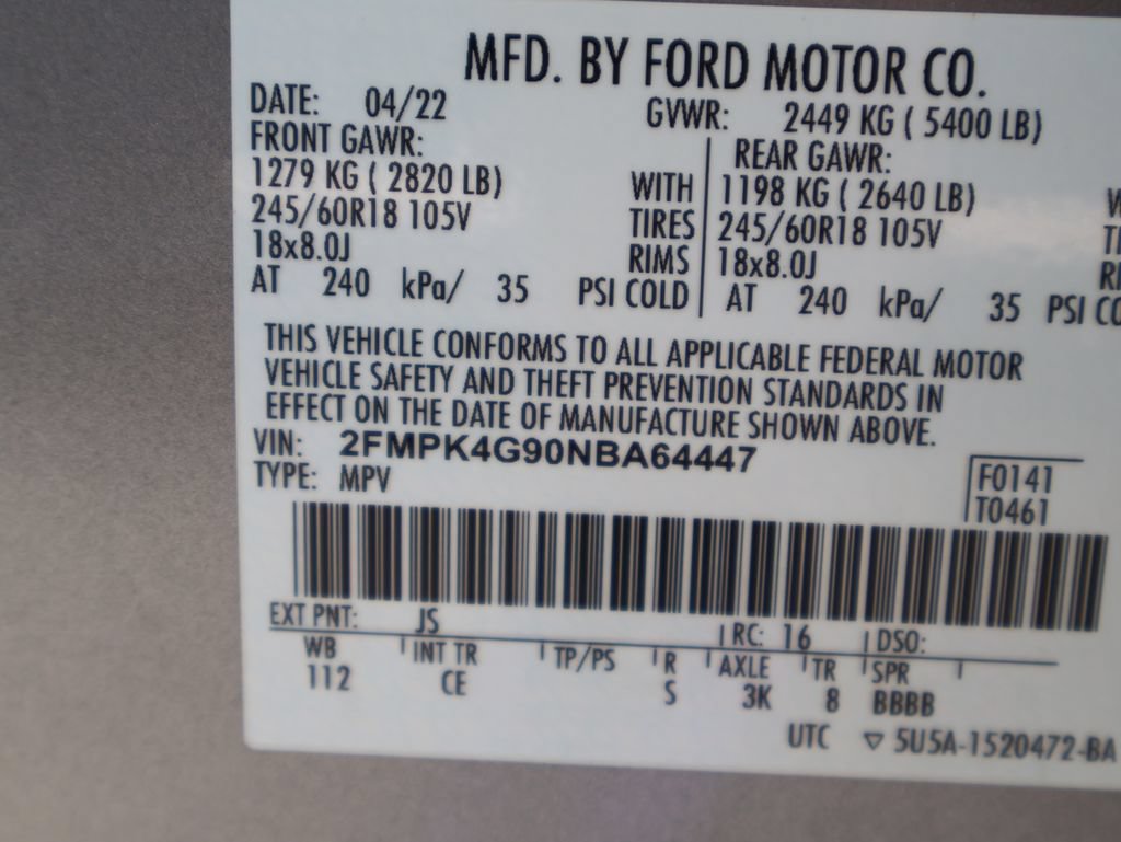 Certified 2022 Ford Edge SE AWD/4WD image 40