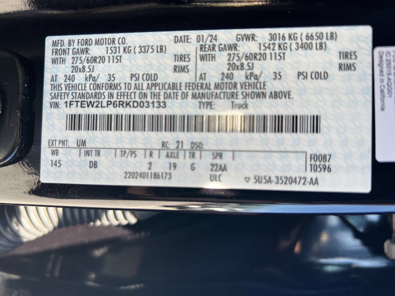 Certified 2024 Ford F150 STX AWD/4WD image 33