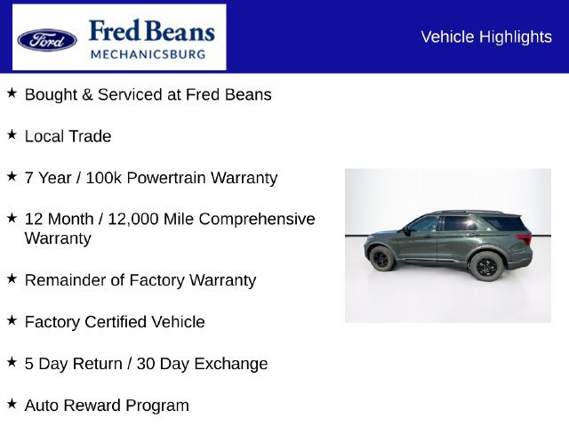Certified 2023 Ford Explorer Timberline w/ Timberline Technology Package AWD/4WD image 7