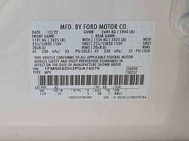 Certified 2023 Ford Explorer XLT w/ Equipment Group 202A AWD/4WD image 16