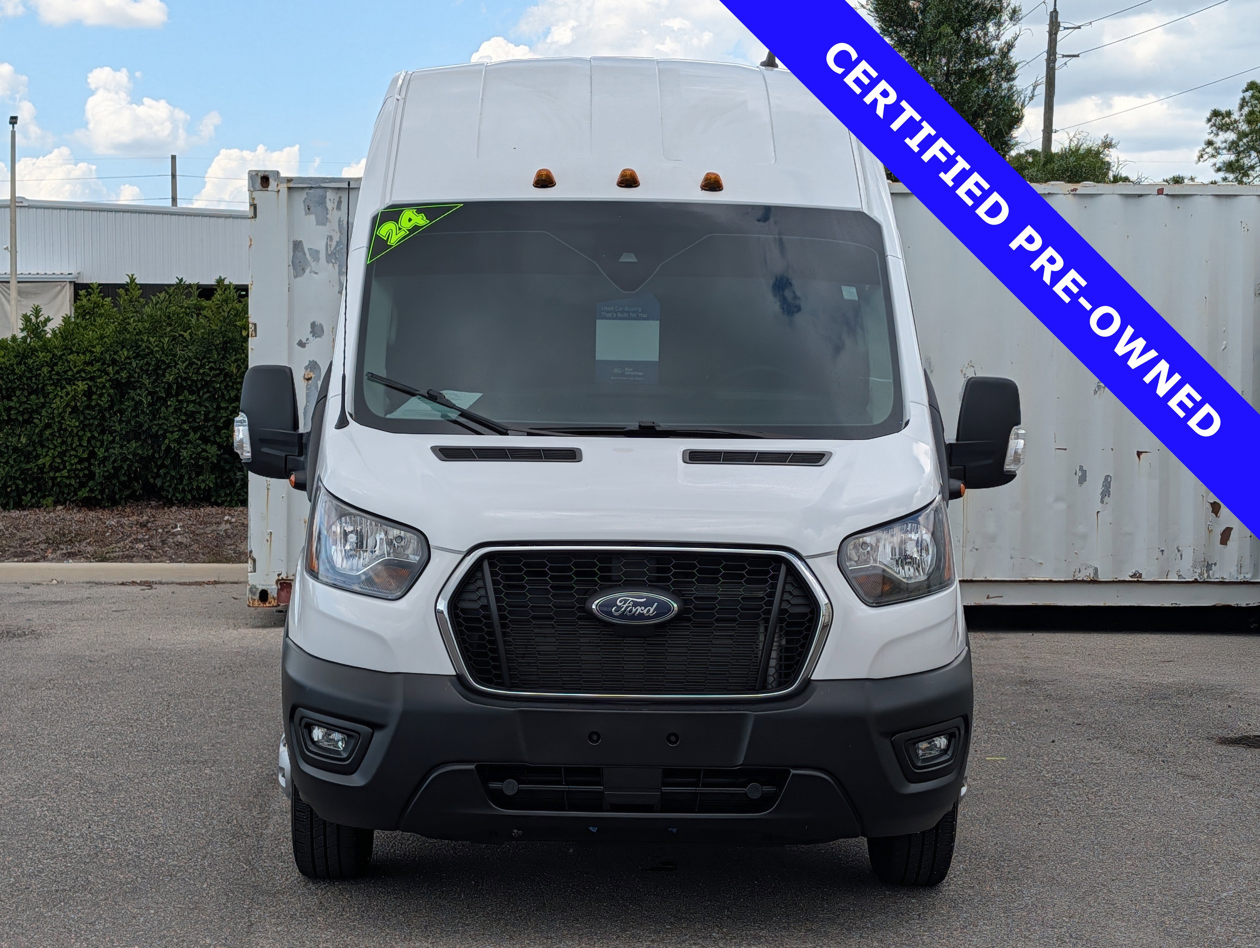 Certified 2024 Ford Transit 350 148 High Roof DRW AWD w/ Exterior Upgrade Package image 8