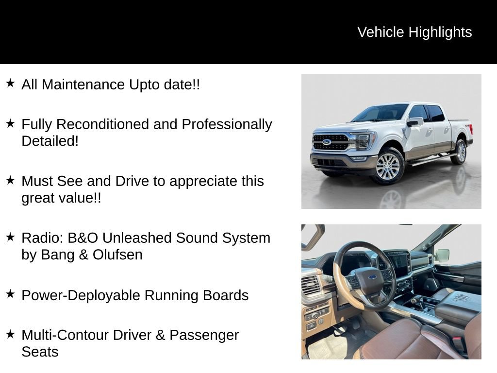 Certified 2023 Ford F150 King Ranch w/ Equipment Group 601A High AWD/4WD image 21