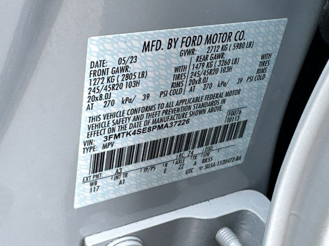 Certified 2023 Ford Mustang Mach-E GT AWD/4WD image 36