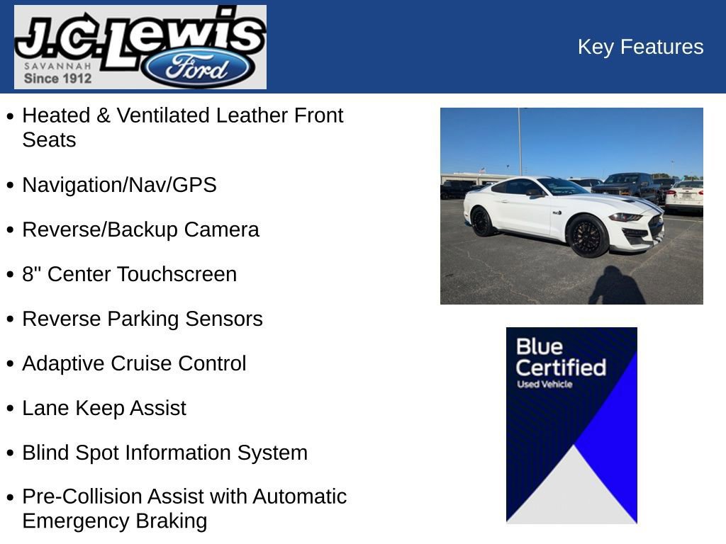 Certified 2022 Ford Mustang GT Premium w/ Equipment Group 401A image 30