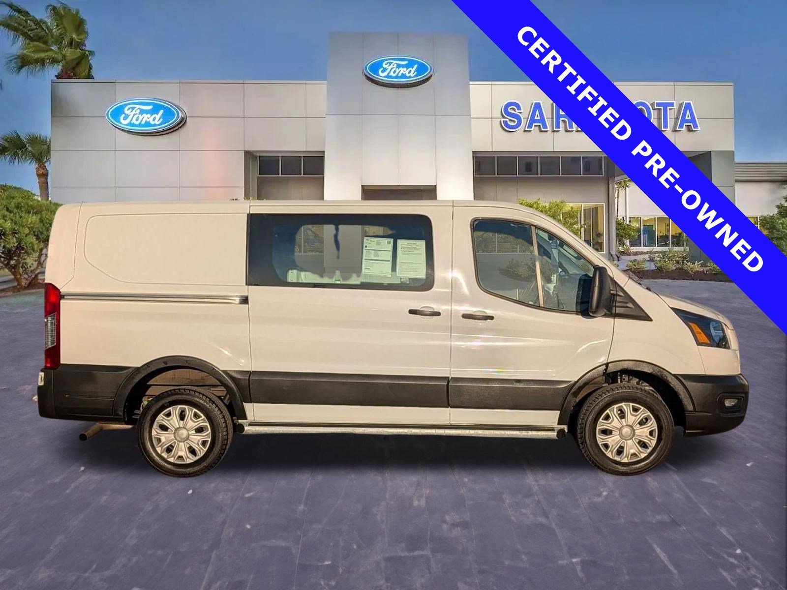 Certified 2024 Ford Transit 250 Low Roof w/ Exterior Upgrade Package RWD image 1