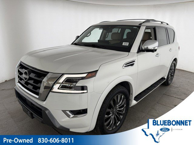 Used 2023 Nissan Armada Platinum w/ Captain's Chairs Package RWD image 1