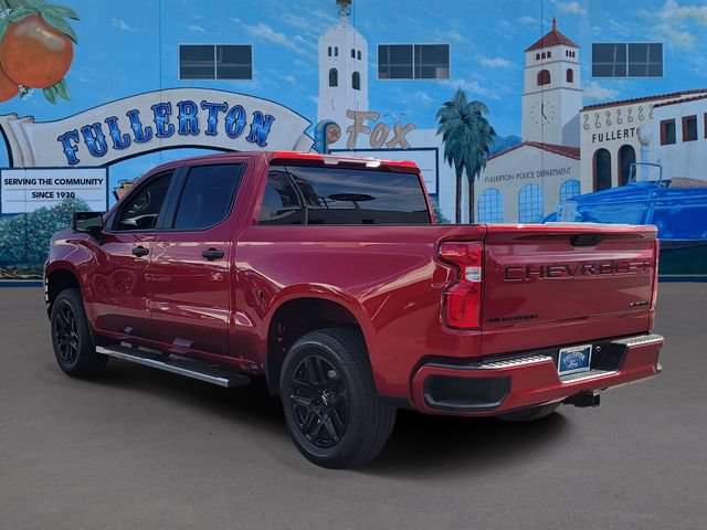 Used 2021 Chevrolet Silverado 1500 Custom w/ LPO, Dark Essentials Package RWD image 3