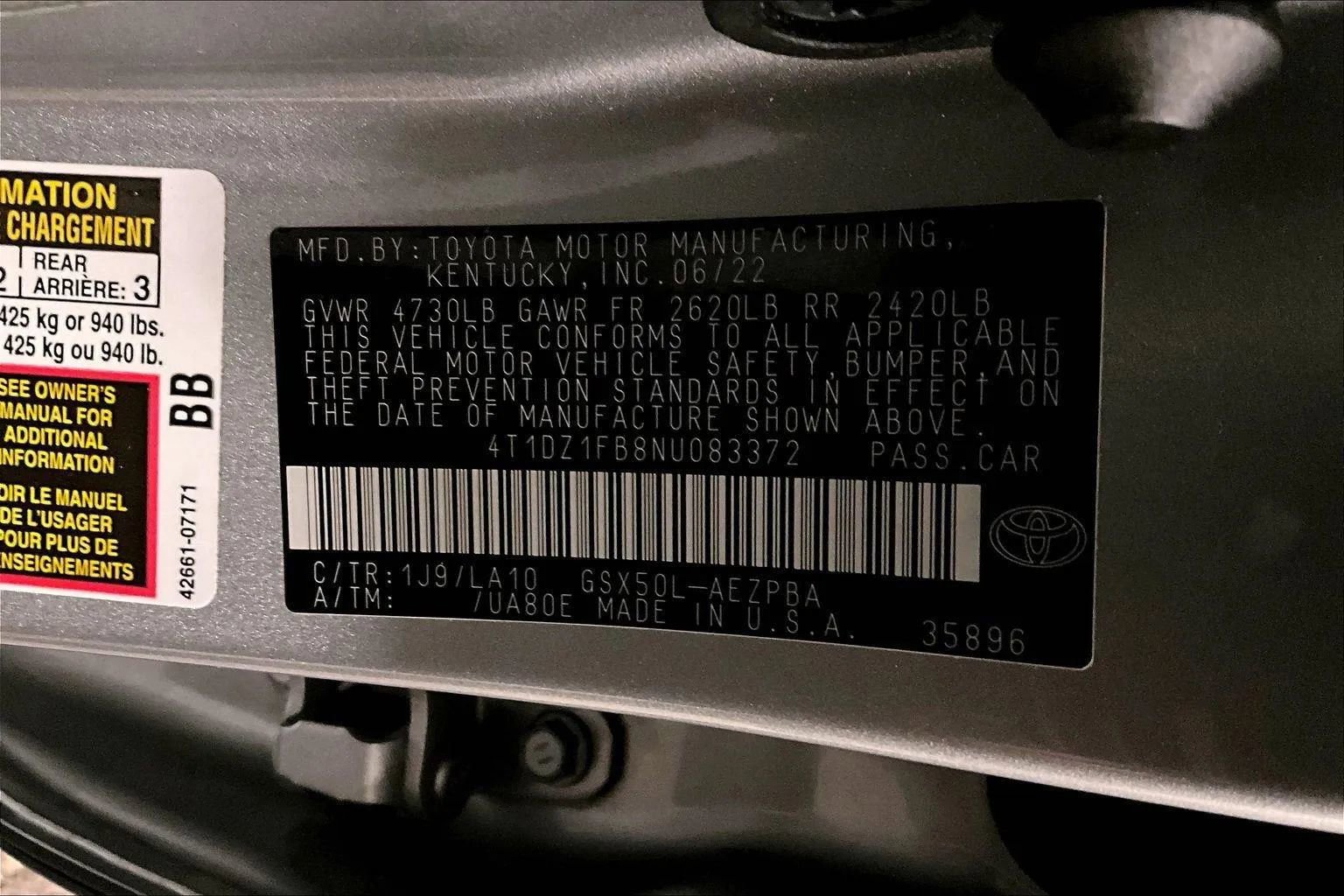 Used 2022 Toyota Avalon Limited w/ Advanced Safety Package image 33