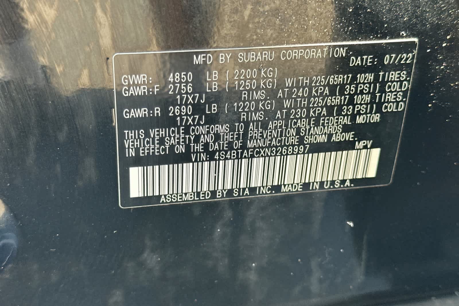 Used 2022 Subaru Outback Premium AWD/4WD image 29