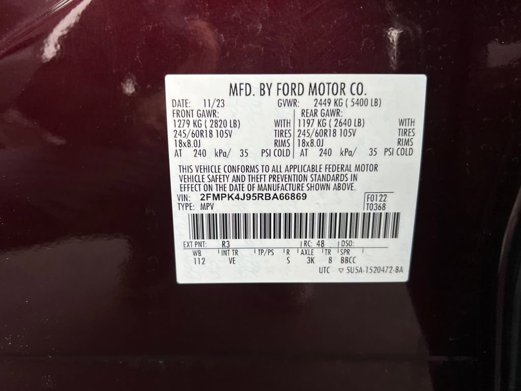 Certified 2024 Ford Edge SEL w/ Convenience Package image 31