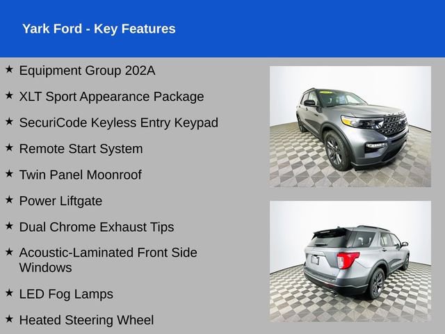 Certified 2023 Ford Explorer XLT w/ Equipment Group 202A image 11