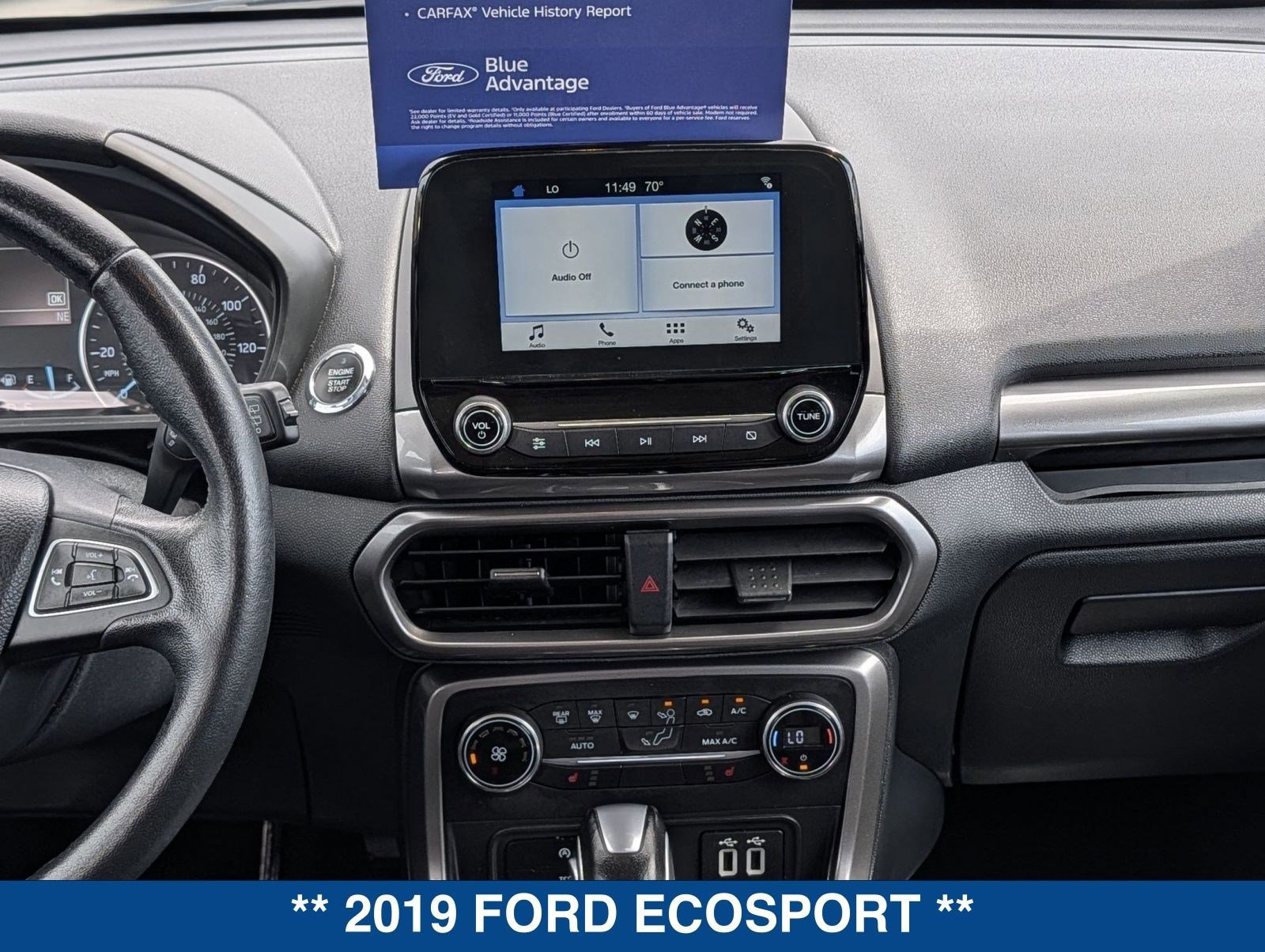 Certified 2019 Ford EcoSport SE w/ Interior Protection Package image 18