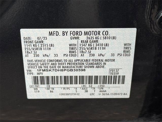 Certified 2023 Ford Explorer XLT image 12