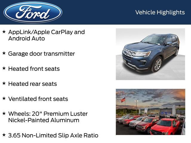 Certified 2019 Ford Explorer Limited w/ Class III Trailer Tow Package image 13