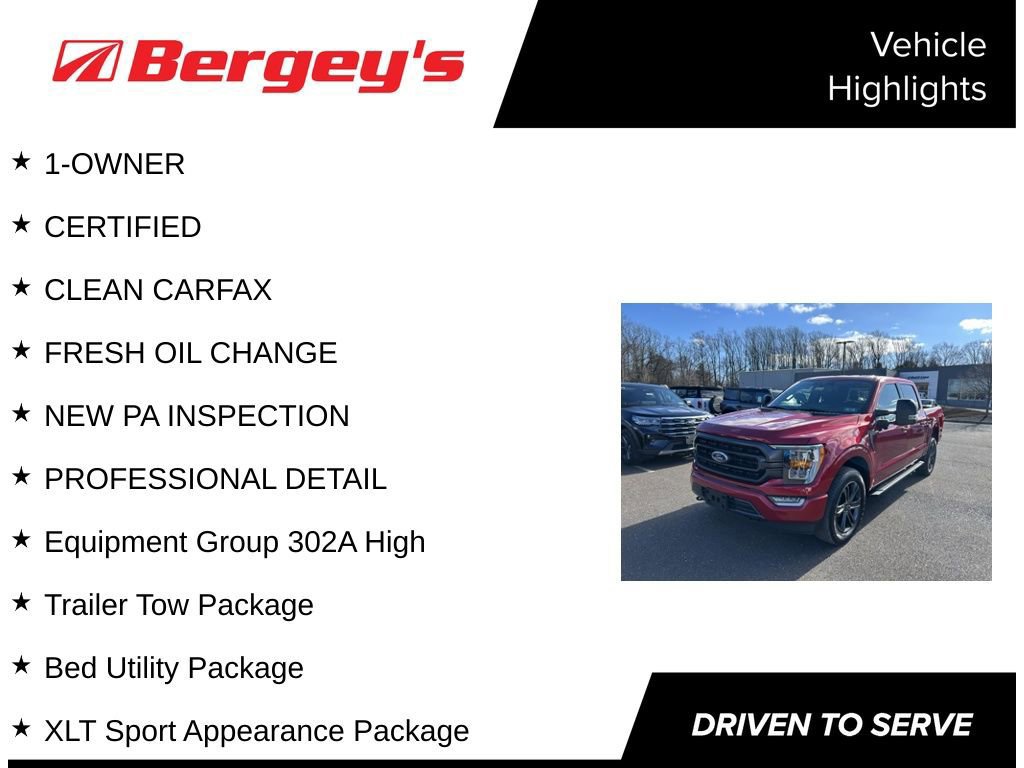 Certified 2022 Ford F150 XLT w/ Equipment Group 302A High image 9