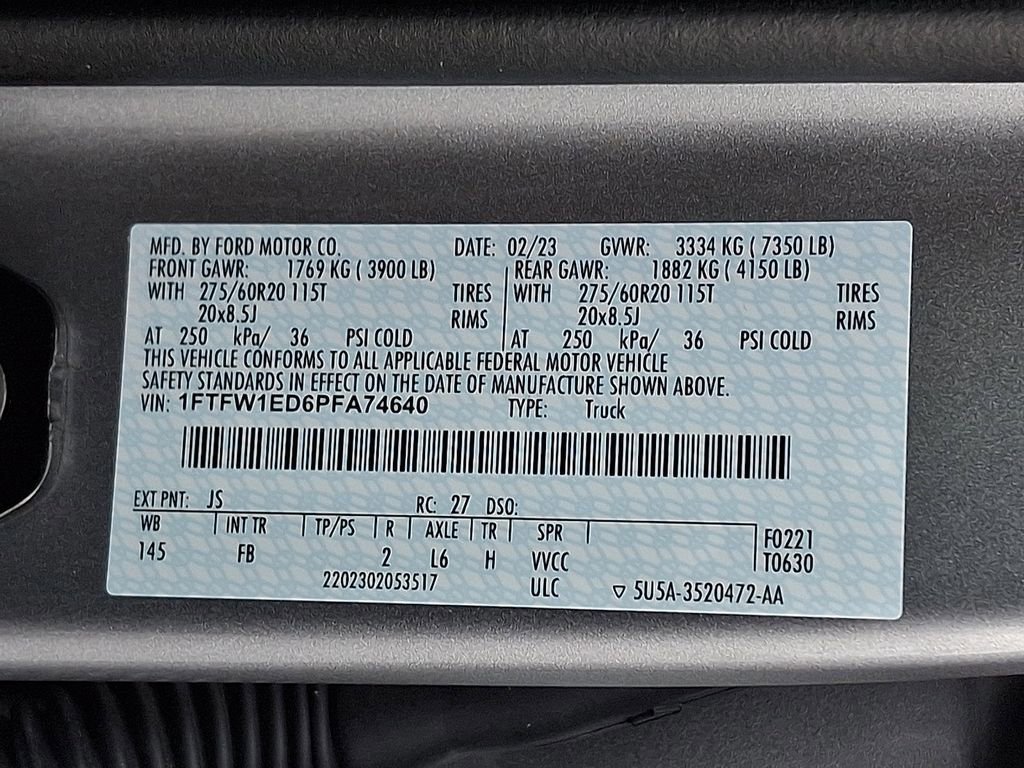 Certified 2023 Ford F150 XLT w/ Equipment Group 302A High image 28