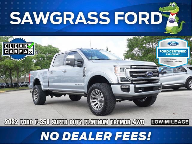 Certified 2022 Ford F350 Platinum w/ Tremor Off-Road Package AWD/4WD image 5