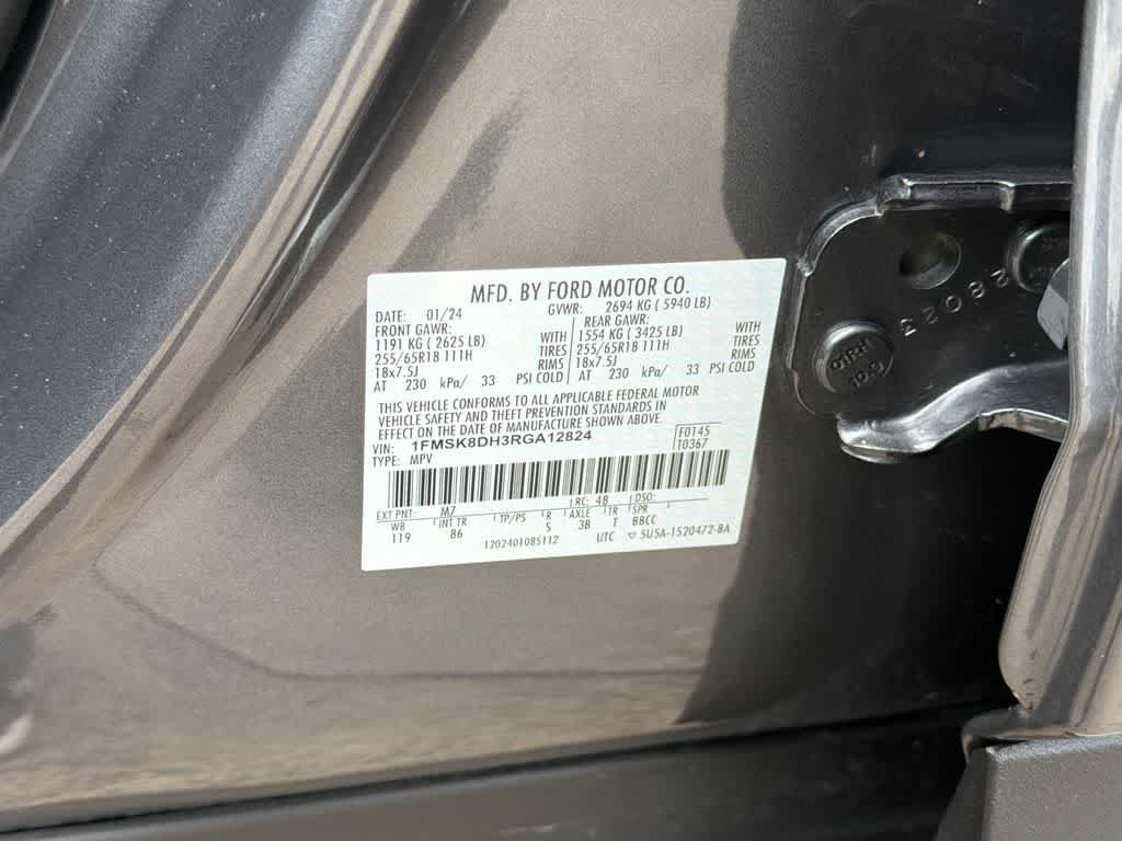 Certified 2024 Ford Explorer XLT AWD/4WD image 33