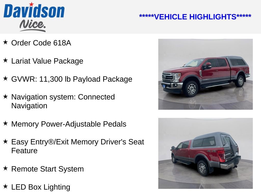 Certified 2022 Ford F350 Lariat w/ Lariat Value Package AWD/4WD image 4