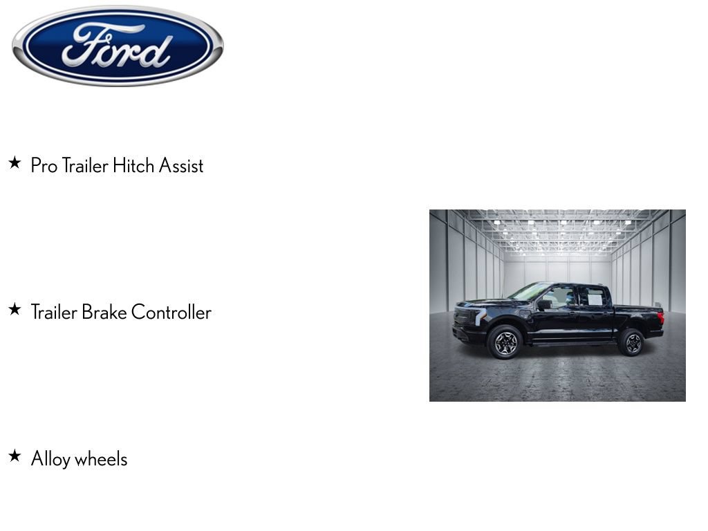 Certified 2023 Ford F150 Lightning XLT w/ Tow Technology Package AWD/4WD image 9