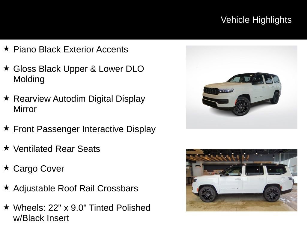 Used 2024 Jeep Grand Wagoneer Series II w/ Quick Order Packagew 28T image 31