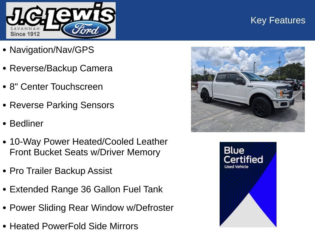 Certified 2019 Ford F150 Lariat w/ Trailer Tow Package RWD image 28