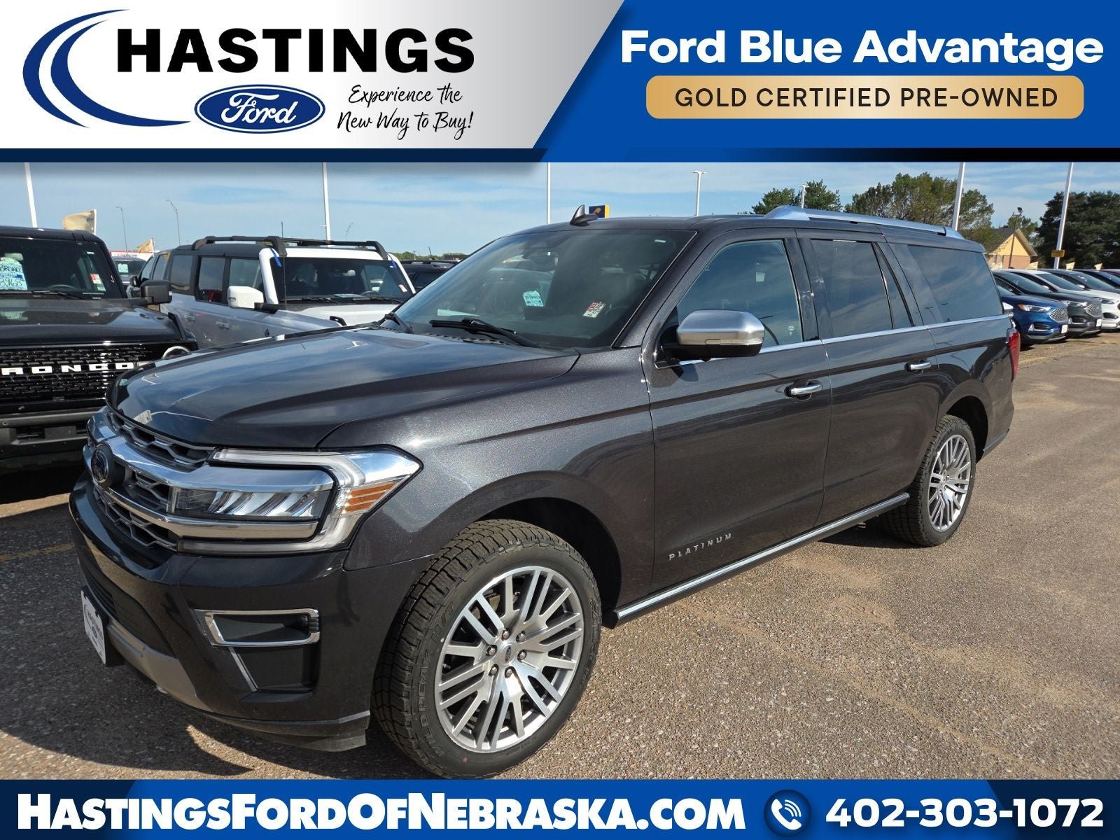 Certified 2023 Ford Expedition Max Platinum AWD/4WD image 1