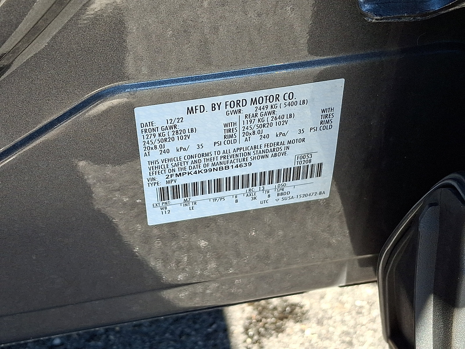 Certified 2022 Ford Edge Titanium AWD/4WD image 29
