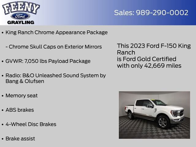 Certified 2023 Ford F150 King Ranch AWD/4WD image 20