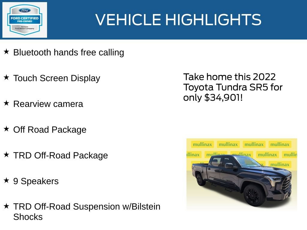 Used 2022 Toyota Tundra SR5 RWD image 23