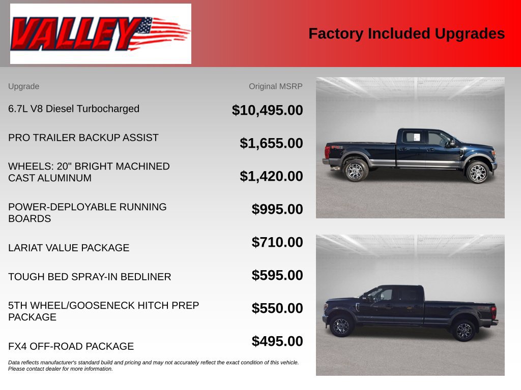 Certified 2022 Ford F350 Lariat w/ Lariat Value Package AWD/4WD image 6