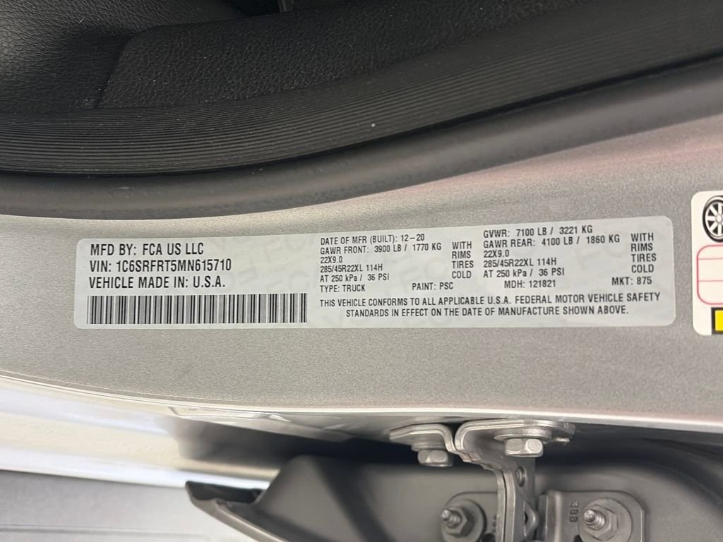 Used 2021 RAM 1500 Laramie image 9