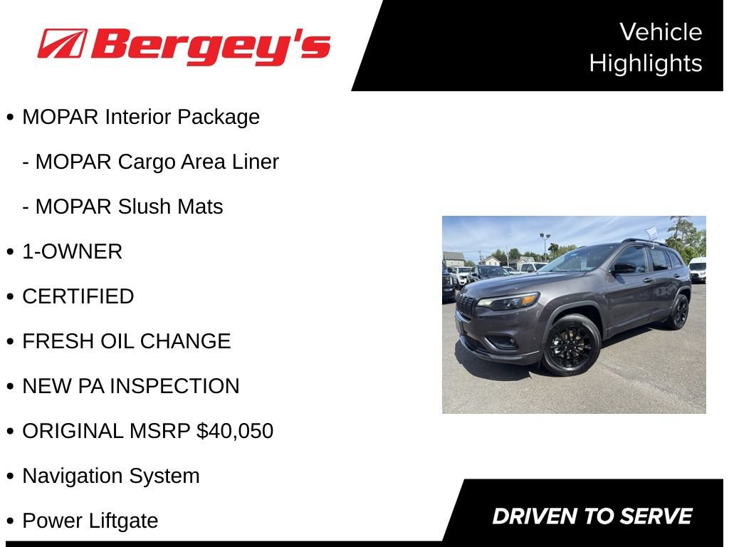 Used 2023 Jeep Cherokee Altitude Lux w/ Mopar Interior Package AWD/4WD image 5