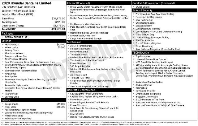 Used 2020 Hyundai Santa Fe Limited FWD image 5