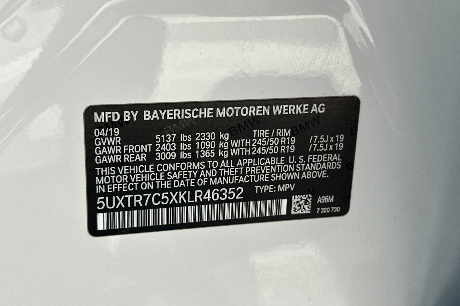 Used 2019 BMW X3 sDrive30i w/ Driving Assistance Package image 30