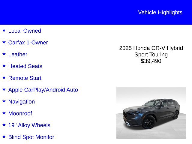Used 2025 Honda CR-V Sport Touring image 2