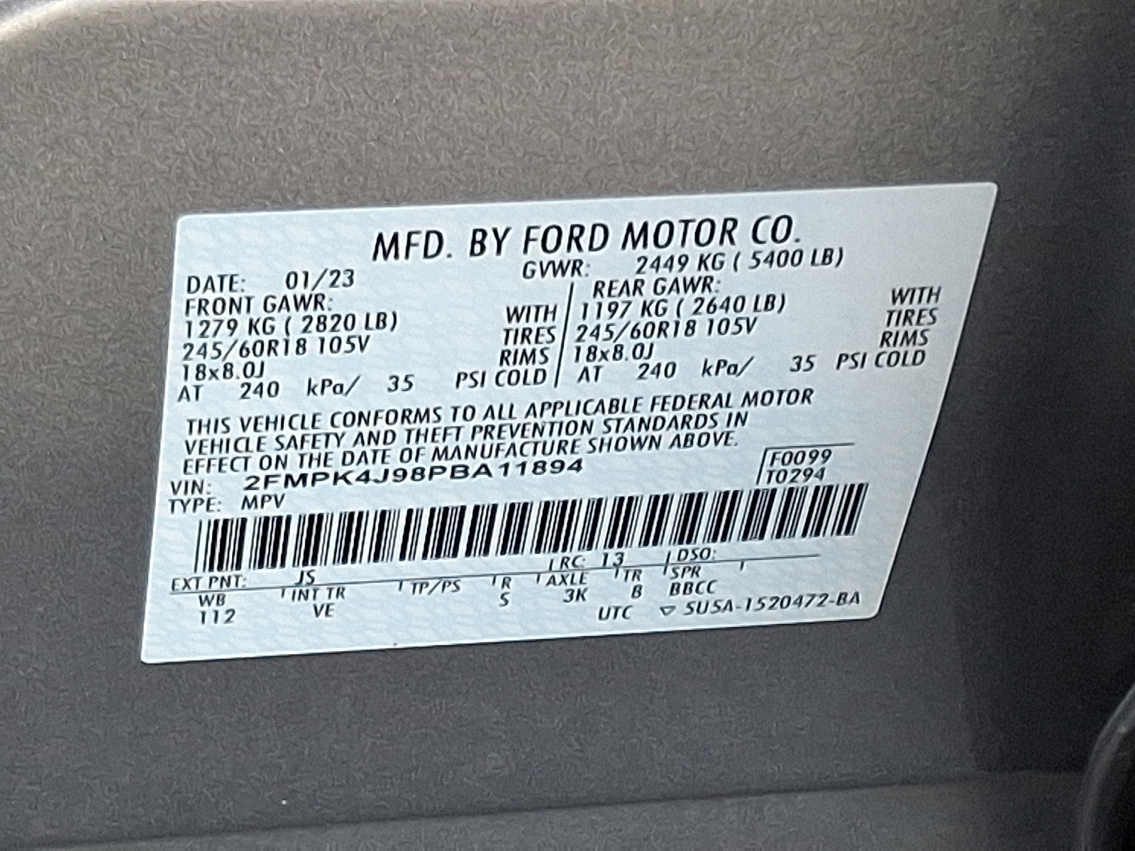 Certified 2023 Ford Edge SEL w/ Convenience Package image 27