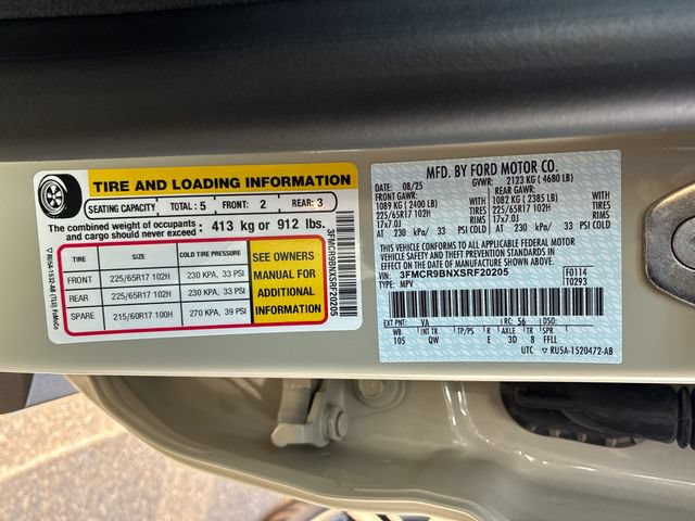 Certified 2025 Ford Bronco Sport Big Bend AWD/4WD image 14