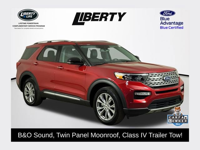Certified 2024 Ford Explorer Limited w/ Limited Technology Package AWD/4WD image 1