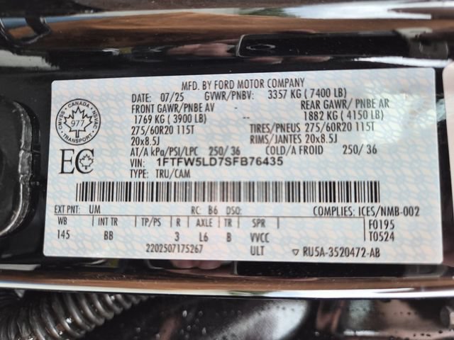 Certified 2025 Ford F150 Lariat AWD/4WD image 25