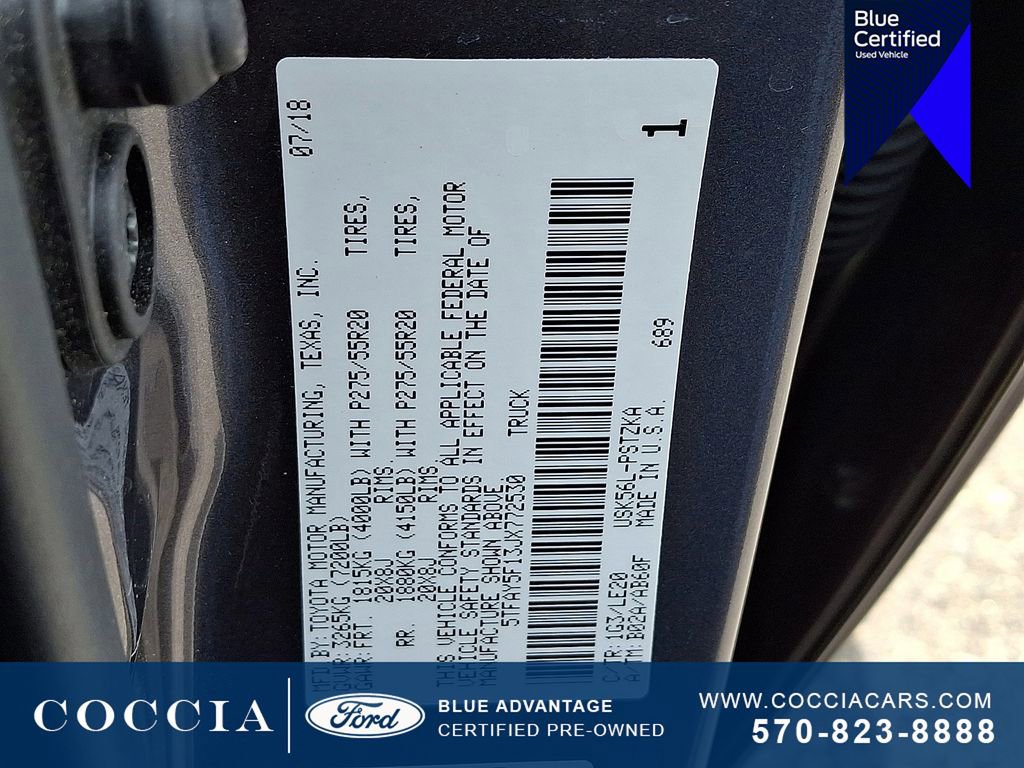 Used 2018 Toyota Tundra Platinum AWD/4WD image 27