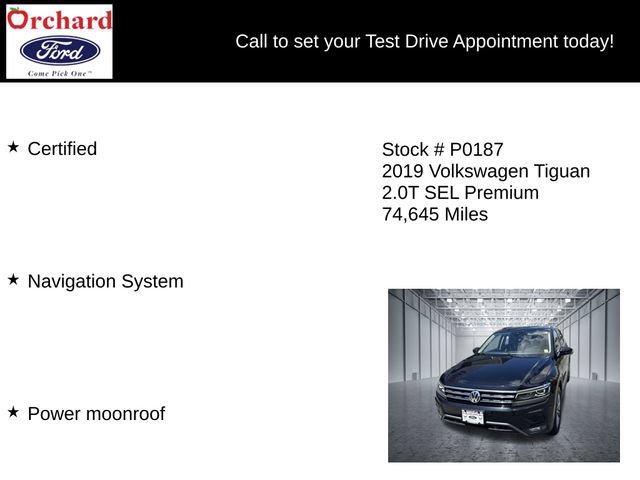 Used 2019 Volkswagen Tiguan SEL Premium AWD/4WD image 7