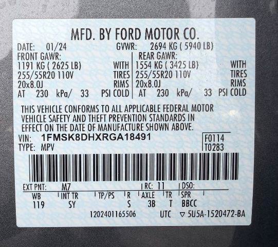 Certified 2024 Ford Explorer XLT w/ Equipment Group 202A AWD/4WD image 26