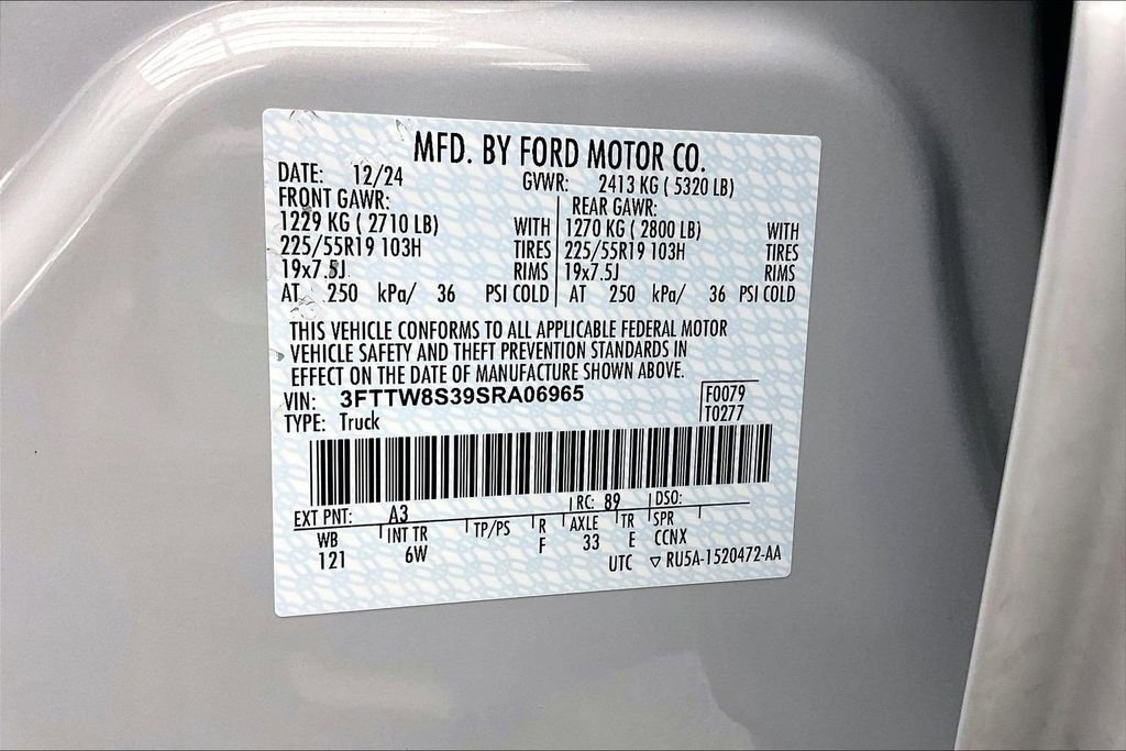 Certified 2025 Ford Maverick Lariat w/ Black Appearance Package AWD/4WD image 36