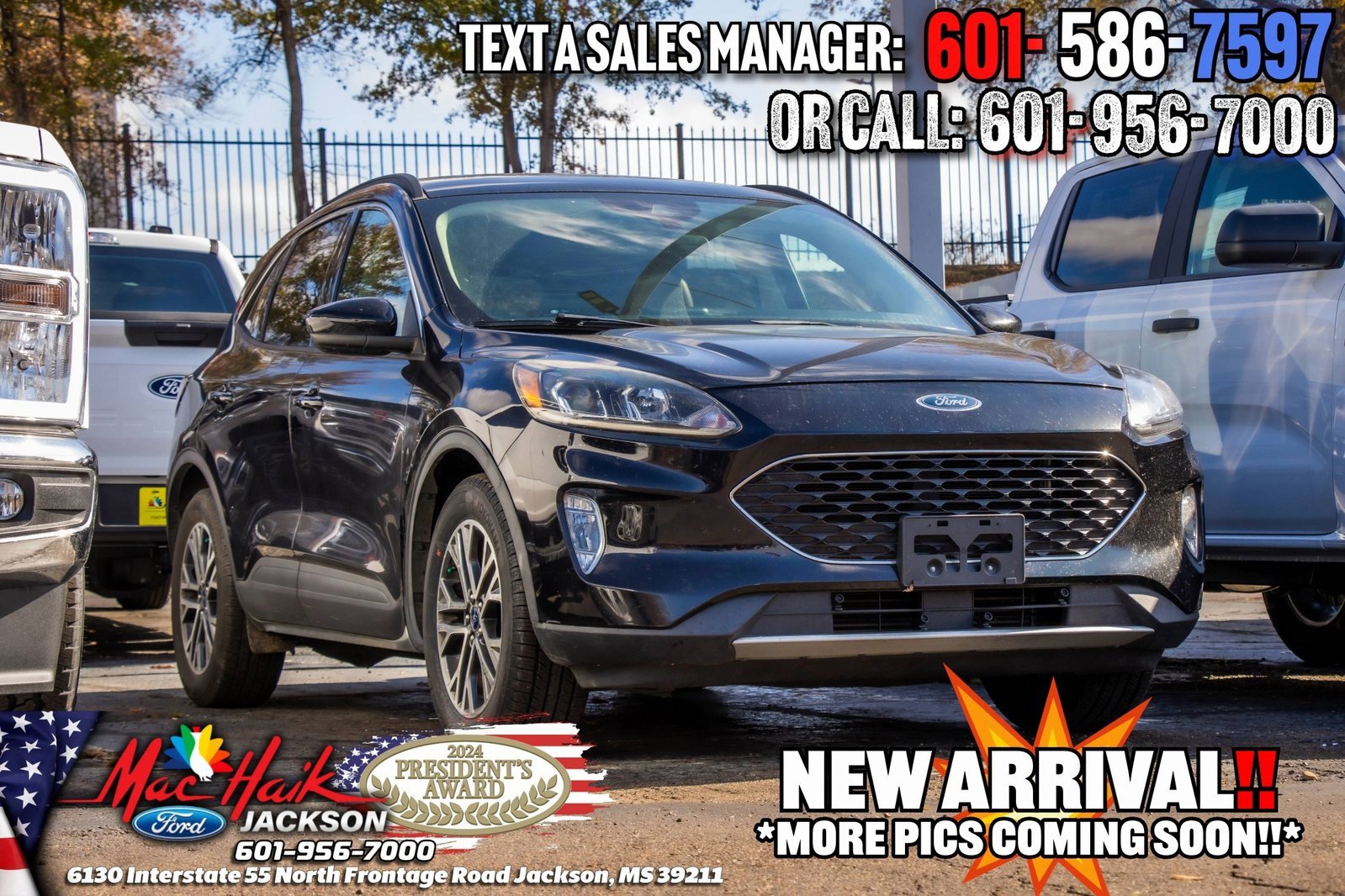 Certified 2020 Ford Escape SEL