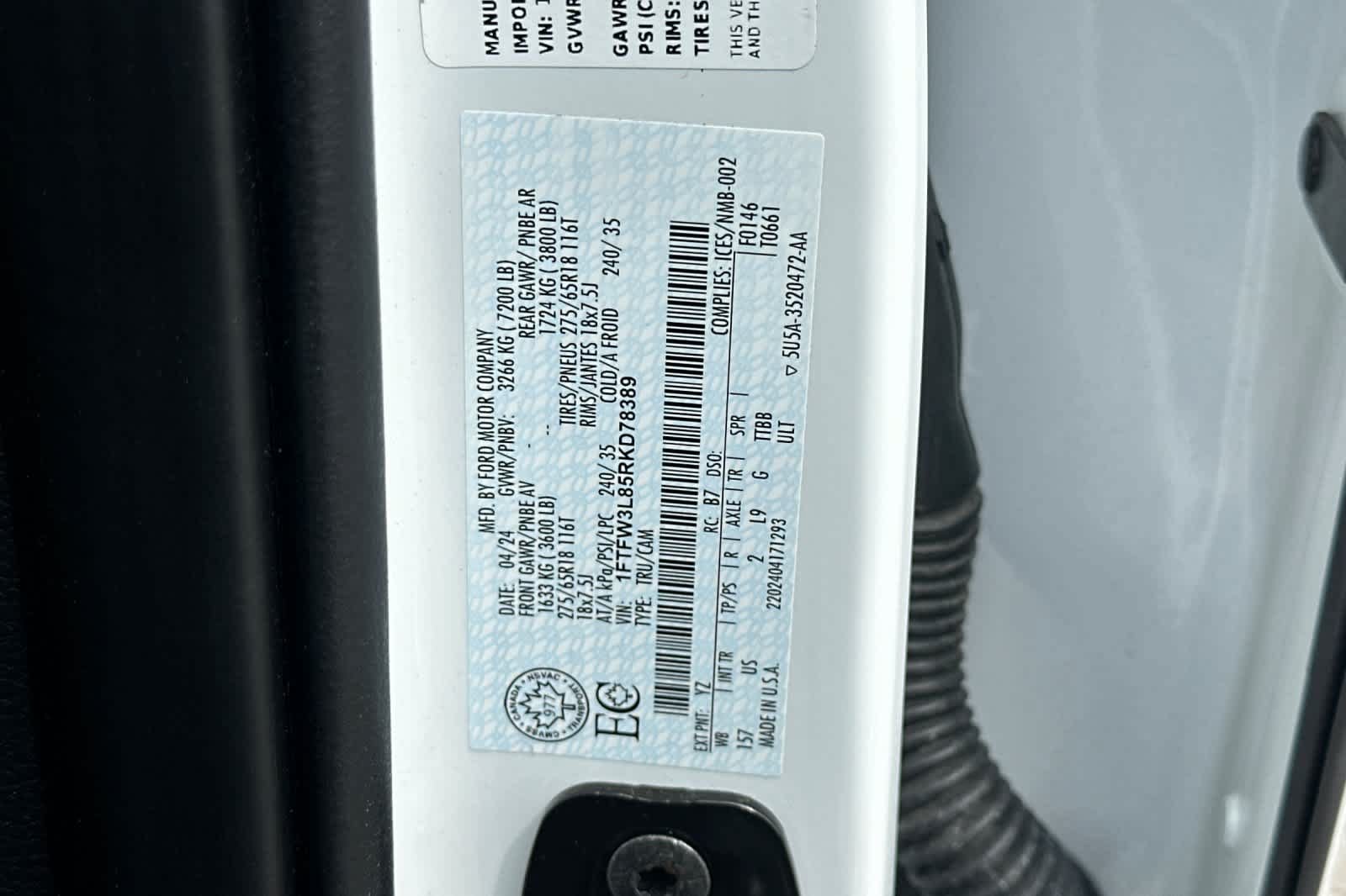 Certified 2024 Ford F150 XLT w/ Equipment Group 302A MID AWD/4WD image 28